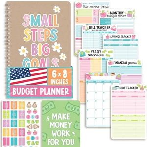 2026 Budget Planner and Monthly Bill Organizer - Monthly Budget Planner 2026, Financial Planners Budgeting Book, Bill Tracker Notebook for Expenses, Kraft Undated Finance Organizer Journal