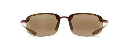 Maui Jim Unisex's Ho'okipa Asian Fit Sunglasses, Tortoise/Hcl Bronze Polarized, Medium