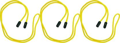 GoGrip Original - VALUE BUNDLE - Secure Glasses Cord - Spectacle and Spec Lanyard (Yellow x 3)