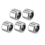 sourcing map HK0608 Drawn Cup Needle Roller Bearings, Open End, 6mm Bore Dia, 10mm OD, 8mm Width (Pack of 5)