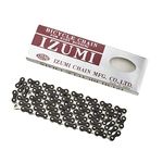 Izumi Standard Chain 1/8 x 1/2 (116 Links), Silver/Black