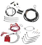 RV Brake Systems for Flat Towing, Emergency Break Away Device and Ready Stop Device,w/Break Pedal Connected Cables Kit Work Between Flat-Towing Cars and RV Tow Bars