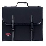 Global G667/21 Deluxe knife case for up to 21 knives,Black