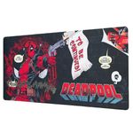 Grupo Erik Marvel Deadpool XXL Mouse Mat | Desk Pad | 31.5" x 13.78" | Non-Slip Rubber Base Mouse Pad, Gaming Mouse Pad, Keyboard Mouse Mat | Marvel Gifts