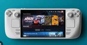 Steam Deck OLED Limited Edition Handheld Gaming Console, 7.4-Inch OLED Screen, 1TB NVMe SSD, Valve Steam Deck, Portable Gaming PC, Handheld Gaming Console, Bluetooth 5.3, Wi-Fi 6E, White Design