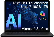 Microsoft Surface Laptop 6 AI PC for Business (13.5" 2K+ Touchscreen, Intel 16-Core Ultra 7 165H (> i7-1355U), 16GB DDR5, 1TB SSD), 18.5-Hr Long Battery Life, Backlit, IR Webcam, Win 11 Pro, Black