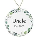 Uncle Est. 2023 Ornament, New Uncle