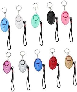 CAXUSD 10pcs Security Alarm Keyring Alarm Personal Alarm Pull Alarm Keychain Key Holder for Purse Portable Alarm Clock Emergency Safety Alarm Sound Alarm Personal Security Alarm Wallet