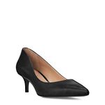 LAUREN Ralph Lauren Women's Adrienne Leather Pump, Black, 8