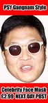 FoxyPrinting Psy Gangnam Style Celebrity Cardboard Party Face Mask Fancy Dress