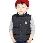 LNFINTDO Baby Girls&Boys Waistcoat Winter Warmers Puffer Vest Lightweight High Neck Cute Sleeveless Jacket