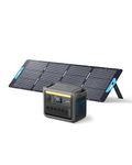 Anker SOLIX C1000 Portable Power Station with 200W Solar Panel, 1800W Solar Generator, LFP (LiFePO4) Battery, 4 AC Outlets, Up to 2400W for Home, Power Outages, and Outdoor Camping