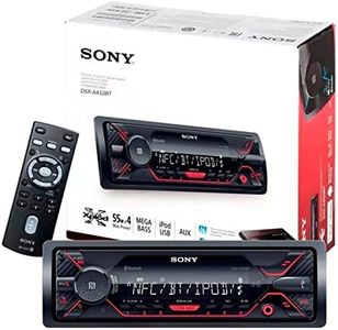 Sony DSX-A410BT Single Din Bluetooth Front USB AUX Car Stereo Digital Media Receiver (No CD Player)