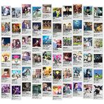 Anime Posters for Anime Room Decor, Anime Room Stuff for Bedroom, 60pcs Anime Wall Decor for Anime Wall Art, Cute Anime and Manga Wall Collage, Aesthetic Kawaii Room Decor, Anime Merch Gift Box