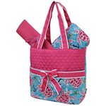 Turtle and Me NGIL Quilted 3pc Diaper Bag