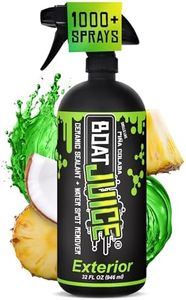 Boat Juice Exterior Boat Cleaner - Water Spot Remover for Boats and Ceramic Sealant - Boat Cleaner for Fiberglass, Boat Wax Spray - Boat Cleaning Supplies and Detailing, Boat Accessories Marine (32oz)