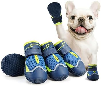 Aokown Dog Shoes for Small Dogs, Anti-Slip Dog Boots for Winter Snow, Hot Pavement, Dog Booties & Paw Protectors for Hardwood Floors Size 0