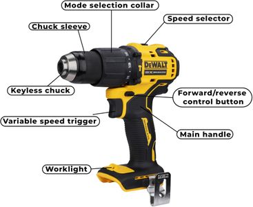 DeWalt 18V Cordless Impact Drill – 65Nm, Bare Tool