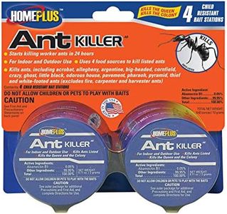 PIC 4PK-Metal-AB Bait Stations Homeplus Ant Killer Metal Bait Stations, Indoor Ant Traps, Indoor Pest Control, Pack of 4