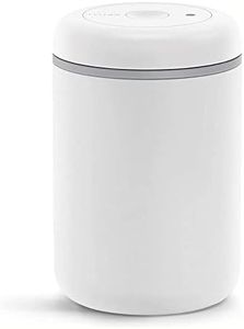 Fellow Atmos Vacuum Canister for Coffee & Food Storage (Matte White, 1.2 Liter)