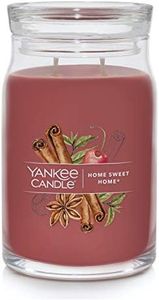 Yankee Candle Home Sweet Home Scented, Signature 20oz Large Jar 2-Wick Candle, Over 60 Hours of Burn Time