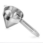 New Star Foodservice 34257 China Cap/Chinois Strainer, 18/8 Stainless Steel, 8-Inch, 2mm Fine Perforations