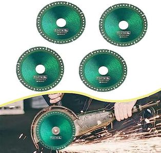 Indestructible Disc for Grinder,4Pc Multifunctional Cutting Saw Blade,Multifunctional Cutting Disc,Glass Cutting Disc,Angle Grinder Cutting Disc,Ultrathin Cutting Saw Blade for Smooth Cutting,Grinding