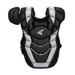 Easton Elite-X Catcher's Chest Protector, Intermediate, Black/Silver, Multi, One Size (8064934)