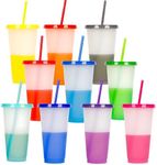 Yisituo 24oz Plastic Cups with Lids