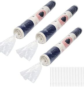 3 Pcs 𝑬𝒙𝒕𝒓𝒂 𝑳𝒂𝒓𝒈𝒆 Plastic Rug Storage Bag, Fits Rug up to 9'x 12' Large Clear Carpet Bag Moving Bag with 100 Pcs Zip Tie Perfect for Storage, Moving, Packing, Shipping