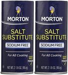 Morton Salt Substitute, 3.12 oz, 2 