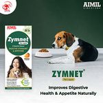 AIMIL Zymnet Pet Liquid | Herbal Pet Liquid for Digestion for Dogs & Cats | 200ml