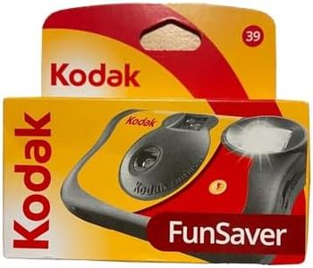 kodak 3920949 Fun Saver Single Use Camera with Flash (Yellow/Red)