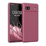 kwmobile Case Compatible with Google Pixel 6a Case - TPU Silicone Phone Cover with Soft Finish - Orchid Violet