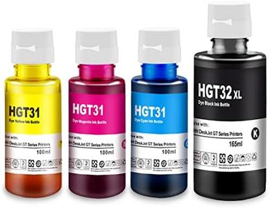 XemaX 4X Compatible Encre 455 Remplacer pour Smart Tank Encre 31 32XL Encre pour Smart Tank Plus 455 555 559 570 655 7005 Wireless All in One, 165mL Noir, 100mL Cyan Magenta Jaune