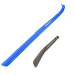 SHOESHINE shoe horn (1 Extra Long + 1 Small Size) shoe wearing stick, shoes horn for men and women 22 Inch long handle shoe horn