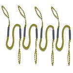 Bungee Dock Line for Boat Docking Rope for PWC Jet Ski 4 Pack(Yellow/Black)