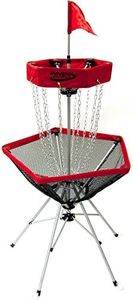 Innova DISCatcher Traveler Target – Portable, Lightweight Disc Golf Basket, Colors May Vary, Red