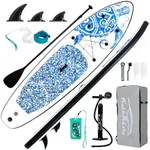 FEATH-R-LITE Inflatable Stand Up Paddle Board Ultra-Light SUP with Paddleboard Accessories