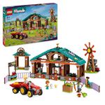 LEGO Friends Farm Animal Sanctuary, Playset with Tractor Toy for 6 Plus Year Old Girls, Boys & Kids, Role-Play Set Includes 3 Character Figures, 5 Animals and Food Accessories 42617