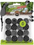 Gorilla Outdoor 25mm Furniture Feet Floor Protectors/Weatherproof Berber Glides (Set of 16) Tap On Furniture Pads Guaranteed to Stay On, for Outdoor & Indoor Use