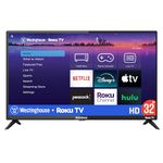 Westinghouse Roku TV - 32 Inch Smart TV, 720P LED HD TV with Wi-Fi Connectivity and Mobile App, Flat Screen TV Compatible with Apple Home Kit, Alexa and Google Assistant