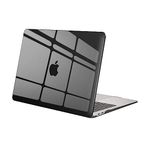 MOSISO Compatible with MacBook Air 13 inch Case M1 A2337 A2179 A1932, Protective Hard Shell Cover Compatible for MacBook Air M1 Case 13.3 inch 2021 2020 2019 2018 Retina Touch ID, Crystal Black