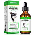 JSBNQRMZ Natural Antibiotics for Dogs,Dog Antibiotics Drops,Dog Itch Relief Pet Antibiotics-Supports Dog Allergy Relief,Anti-Bacterial Effect,Dog Multivitamin (60ML)