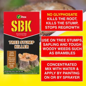 SBK Tree Stump Killer 250ml – Concentrated Weed & Root Remover
