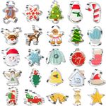 Keepatyart Christmas Cookie Cutter Set,25PCS Christmas Shape,Stainless Steel Biscuit Cutter for Holiday Decoration