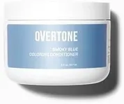 oVertone Haircare Color Depositing Conditioner - 8 oz Semi Permanent Hair Color with Shea Butter & Coconut Oil - Temporary Hair Color Dye - Vegan, Cruelty-Free - Smoky Blue