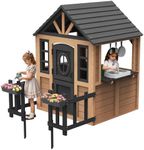 Albott Kids Outdoor Wooden Playhous