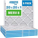 Aerostar 20x20x1 MERV 8 Pleated Air