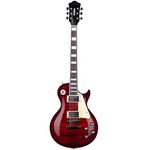 alljita 40'' Les Paul Electric Guitar LP Style Kit for Beginner, Intermediate & Pro Players Solid Body Guitar Mahogany Wood Neck Body Chrome Humbucker Pickups with Gig Bag (Red)